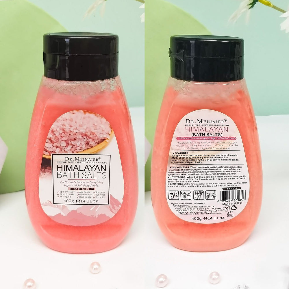 Export strawberry scrub bath salt deep exfoliating scrub shower gel coffee scrub wet salt factory wholesale