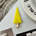 Shen yue's same gold label design triangle makeup clip cute girl retro hair clip easiest for match seamless clip bangs clip