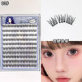 Gege bear self-adhesive glue-free false eyelashes - natural sunflower trilogy, individual cluster segmented manga eyelashes