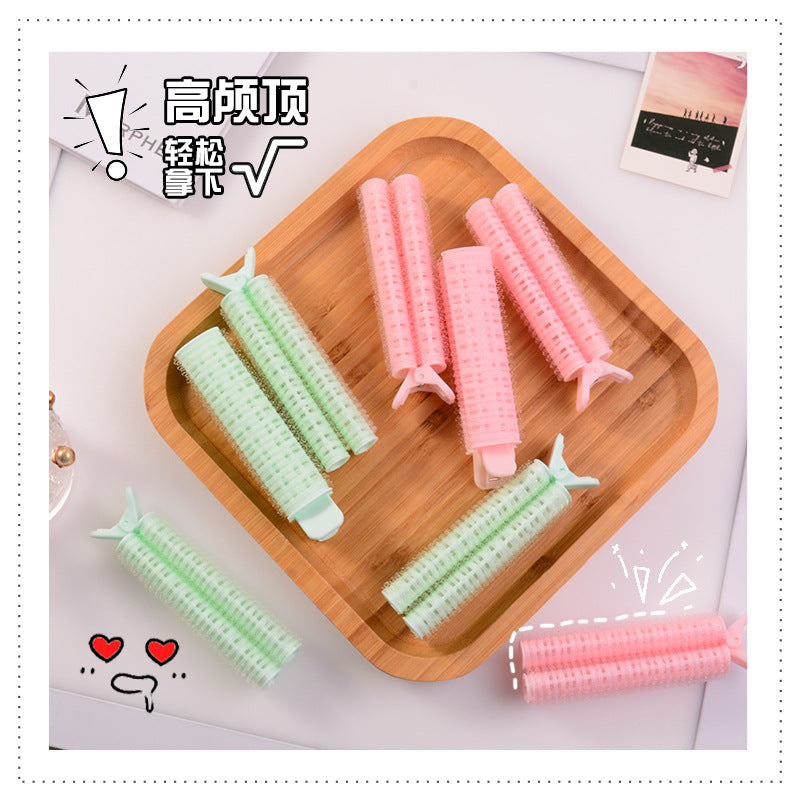 New arrival dopamine color bangs clip fluffy clip korean lazy hair clip head hair root hair-styling high skull hair clip