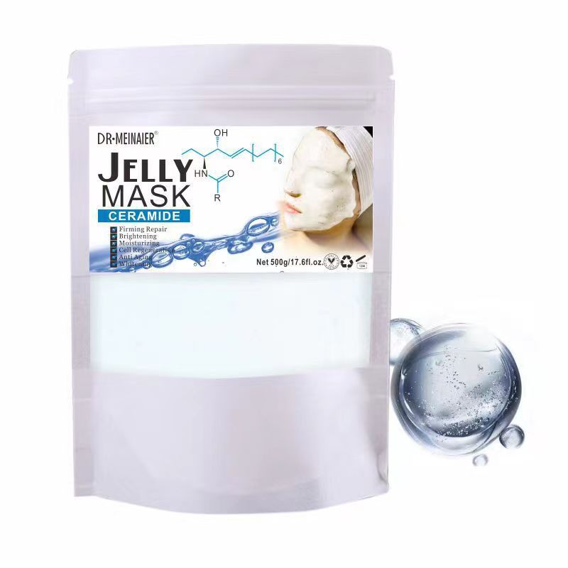 exclusive collagen crystal petal mask powder hydrating and moisturizing jelly soft mask powder 500g foreign trade wholesale