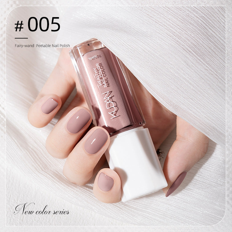 2023 new nail polish - no bake, autumn/winter colors, nail salon black peel-off protective top coat, quick-drying nail polish
