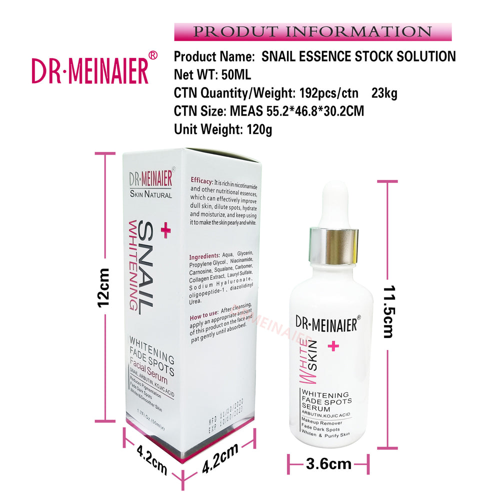 exclusive: snail repair essence serum - facial moisturizing, nourishing, brightening, and rejuvenating serum - wholesale for export
