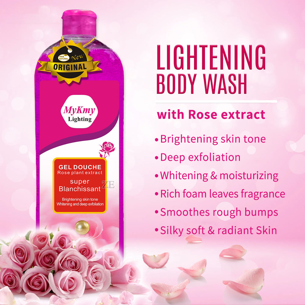 foreign trade 1l scrub shower gel hydrating, long-lasting moisturizing scrub deep cleansing men's and women's shower wholesale