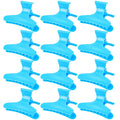Amazon 12-piece butterfly clip non-slip styling claw hair clips for women and girls (multi-color) - hair styling tool for flyaways