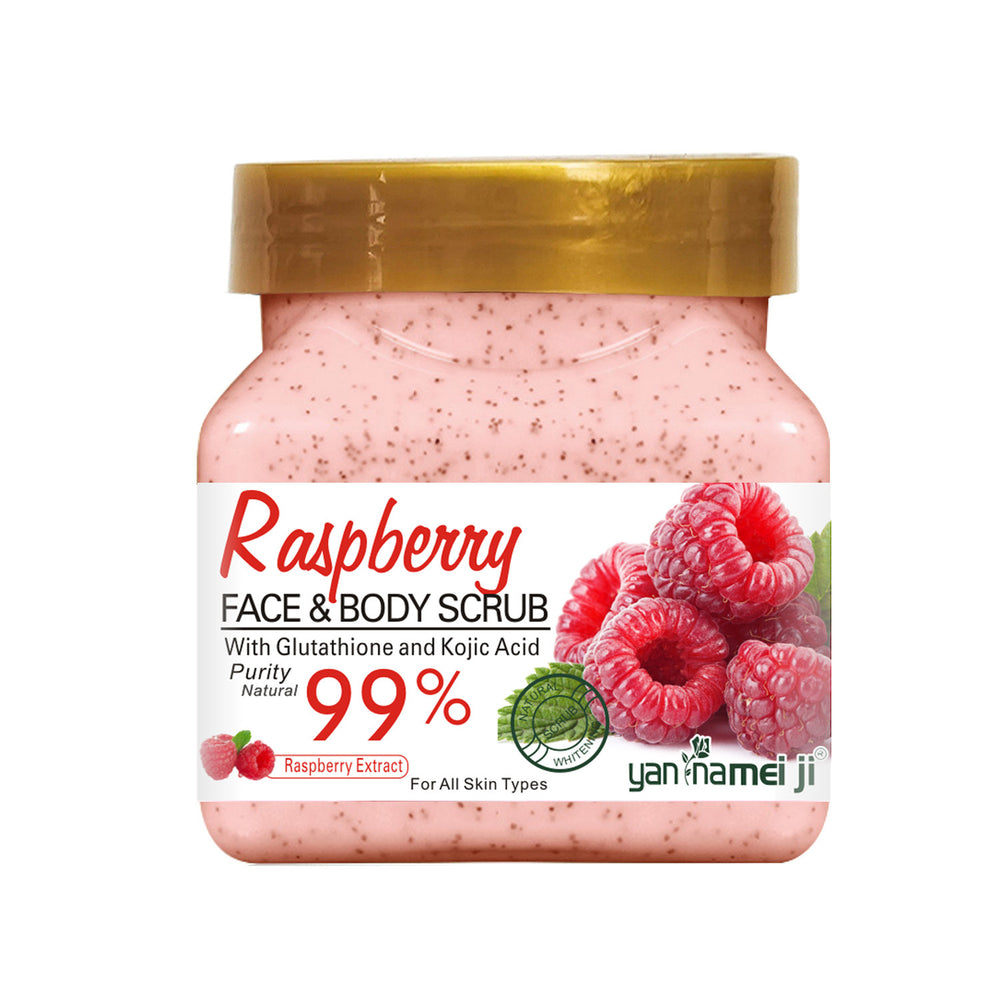 fruit scented bath salt, whole body exfoliating chicken skin square bottle scrub, deep cleansing bath mud rub 500g