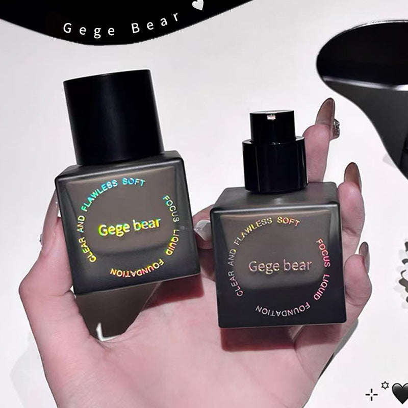 Gege bear clear and flawless soft focus powder bottom moisturizing concealer waterproof non-removing makeup long-lasting creamy skin