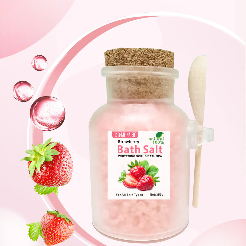 manufacturer wholesale rose dried flower bath salt moisturizing scrub salt crystal salt himalayan salt bath bath salt