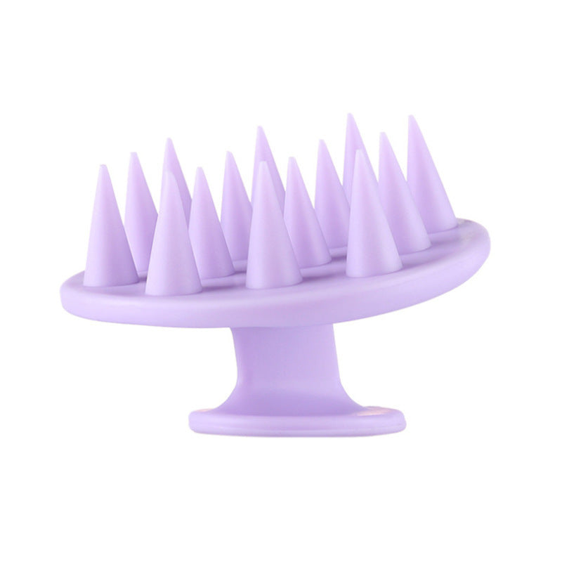 Silicone scalp massager shampoo brush - gentle scalp cleansing comb - in stock