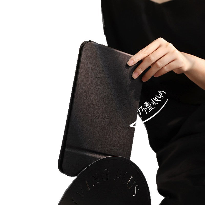 Foldable desktop makeup mirror - portable, compact, and perfect for on-the-go use. ideal for dorm rooms, home, or travel