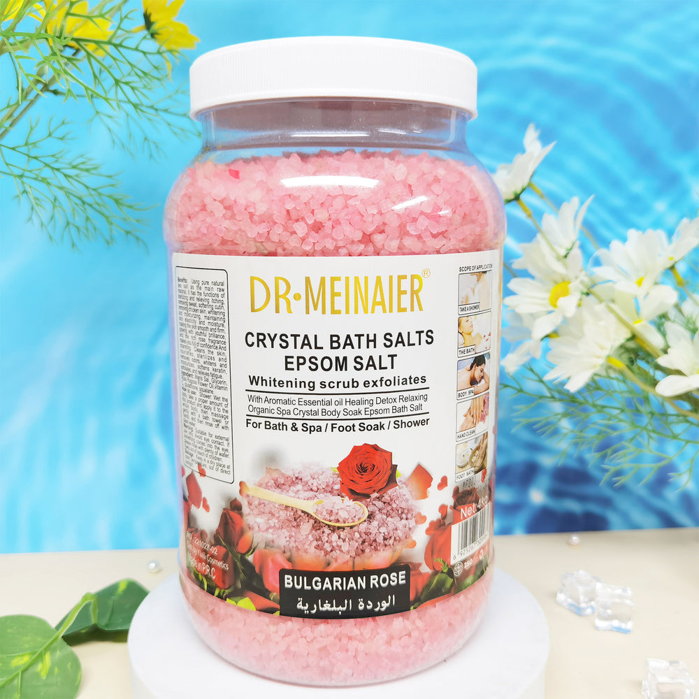 Large bucket of bath salt, natural coarse salt, foot bath, body cleansing, cuticle, chicken skin crystal, sea salt spa cross-border