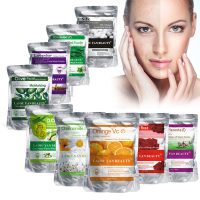 exclusive original protein brightening and moisturizing mask powder, hydrating and moisturizing skin care soft mask powder, export wholesale 500g