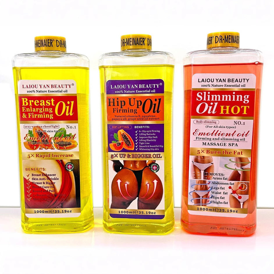 butt lifting essential oil 1000ml butt curve moisturizing and firming breast care massage essential oil foreign trade wholesale