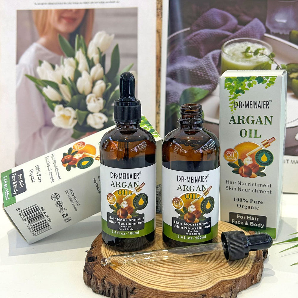 compound argan oil 100ml - hair, face, body spa - moroccan argan oil skincare - wholesale for export