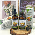 compound argan oil 100ml - hair, face, body spa - moroccan argan oil skincare - wholesale for export