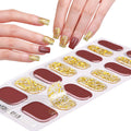 Zhengxiang personalized gel manicure stickers onion powder jumping color nail polish film korean uv photo lamp hardening semi-cured nail stickers