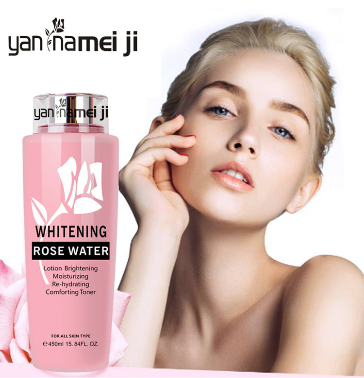 toner rose pink water moisturizing, brightening, hydrating, oil-controlling and repairing essence rose water