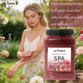 milk & honey moisturizing hand & foot spa rose scrub 1kg - cleansing, rejuvenating, exfoliating - export quality