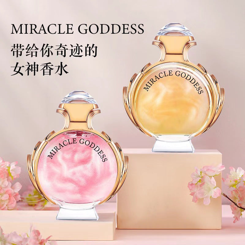Goddess perfume women's long-lasting light fragrance spot douyin live new encounter gilded sand women's perfume wholesale
