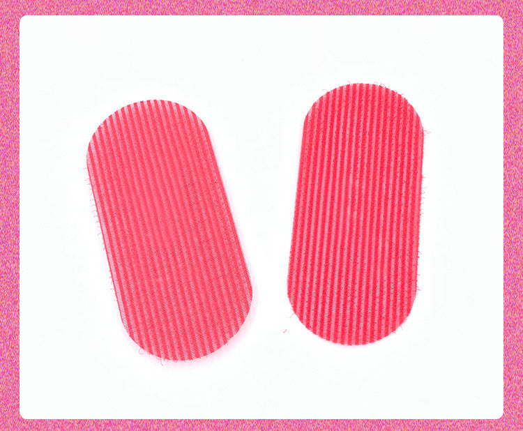 Three-color oil head bangs velcro oil head hair stickers bangs velcro magic stickers hair stickers bangs stickers 2 pieces