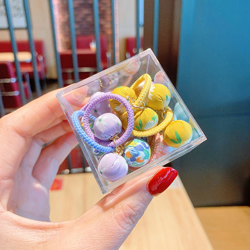 Purple hair clips - 50 piece set: cute hair clips, sweet & girly bang clips, japanese style cartoon hair accessories
