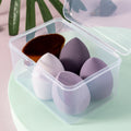 Beauty egg makeup brush storage box suit makeup egg dry and wet dual-use powder gourd sponge beauty tool