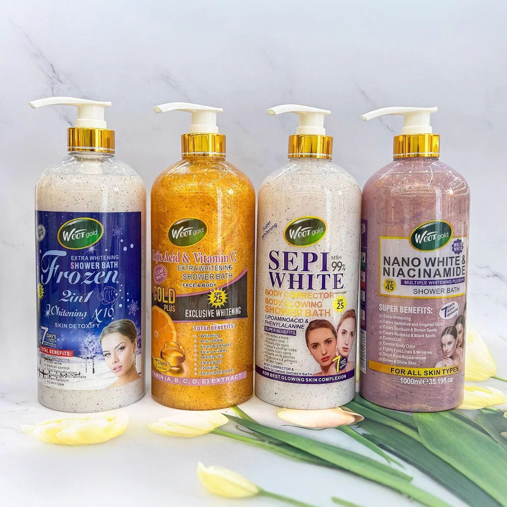 silky milk shower gel 1000ml, cleansing & moisturizing carrot scrub body wash, wholesale for export