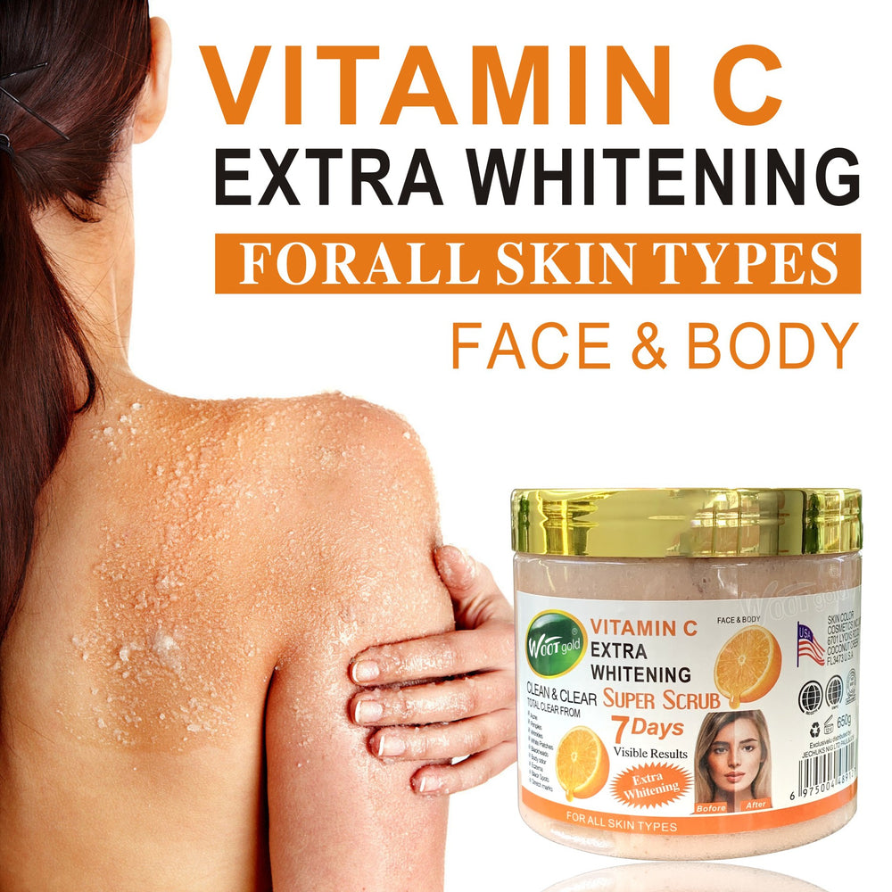 vitamin c scrub 650g exfoliating moisturizing full body bath salt scrub salt export