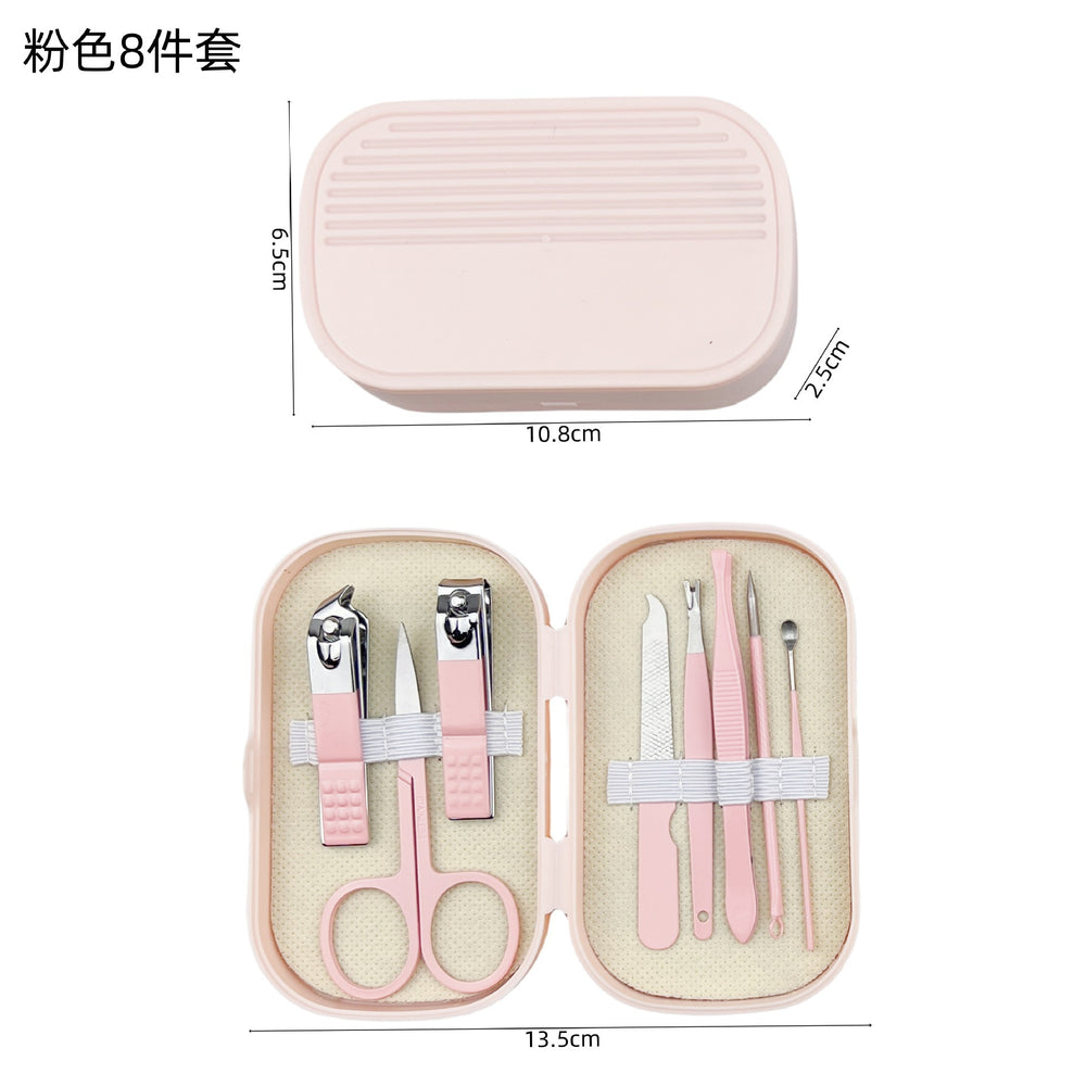 nail clipper set manicure tool 14-piece stainless steel nail clipper portable manicure tool set