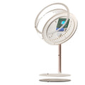 Led makeup mirror with light - desktop tabletop for home, student dorm, office - halo light, home storage, plastic mirror