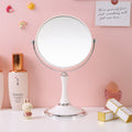 Desktop double-sided mirror - home bedroom magnifying mirror - dorm room mirror - plastic storage - household glass makeup mirror