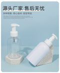 Pet 500ml foaming pump head hand soap bottle empty plastic bottle for dispensing facial cleanser foam custom bottle