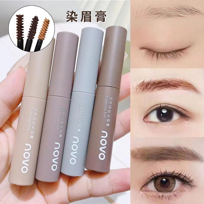 Novo solid color long-lasting eyebrow dye, waterproof, anti-sweat, non-fading, non-smudge, stereonature, clear roots, wild eyebrows