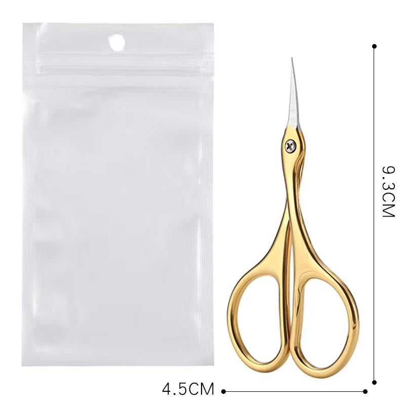 Ukrainian style russian style swan front dead skin scissors frosted elbow prosthetic cross-border manicure tools easy to cut stainless steel