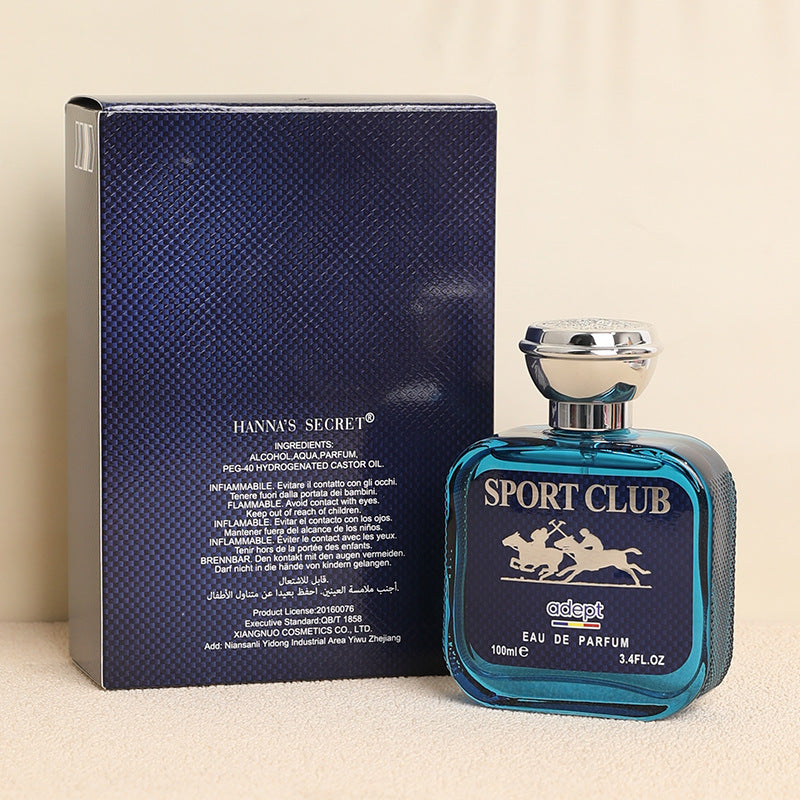 e-commerce hot-selling men's cologne: golf polo fragrance, 100ml, marine accord, long-lasting light scent