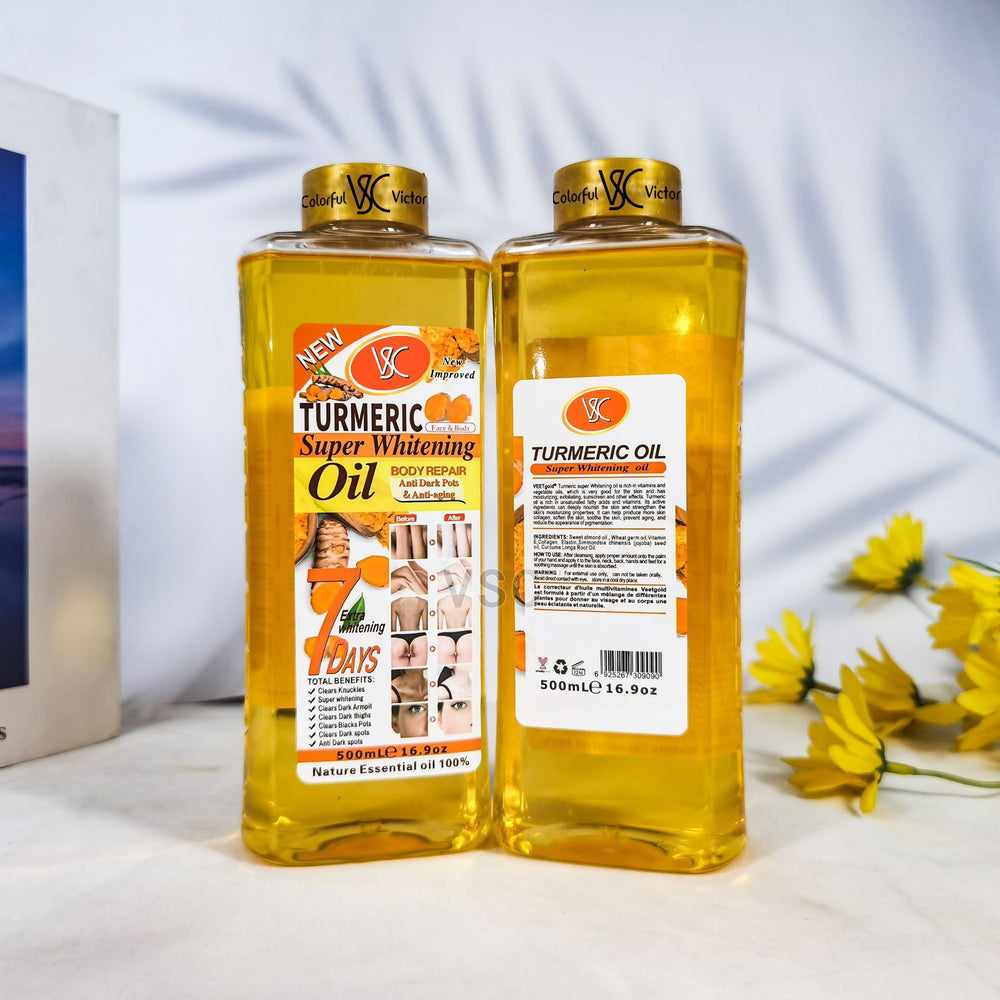 bestselling turmeric essential oil 500ml - body massage oil, brightening & moisturizing turmeric oil - wholesale for export