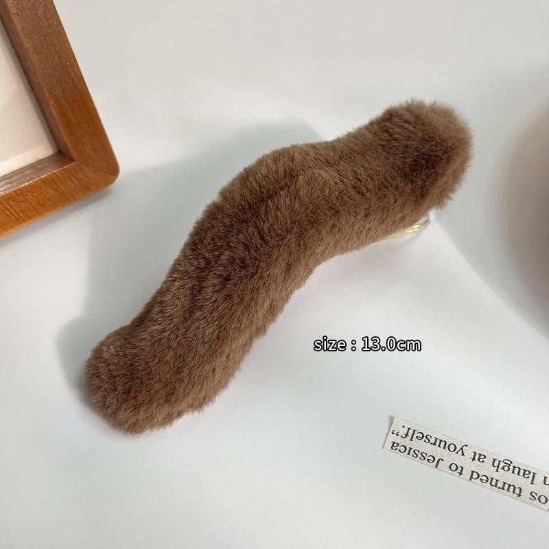 Stuffed gripper female fall and winter large hair clip classy sense ins shark clip hair volume multi-plate hair clip headwear hair accessories