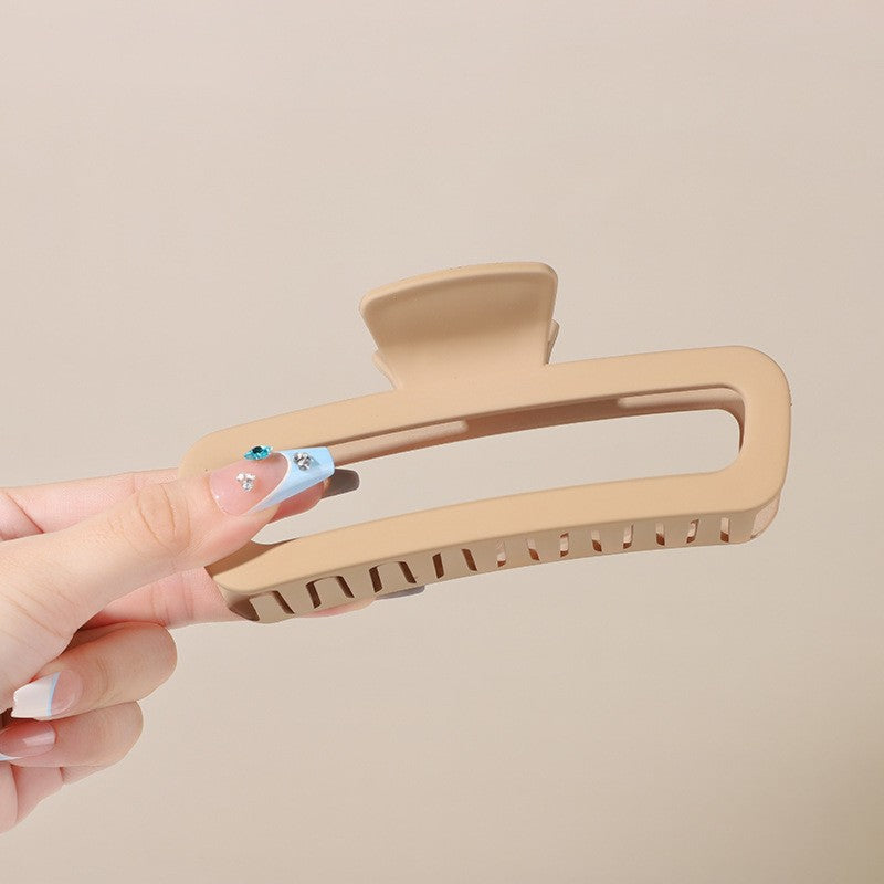 Can't shake off the 15cm jelly color large cross gripper acrylic back of the head shark clip elegant hairpin headwear