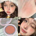 Jiujiu diary cloud soft mist blush low saturation expansion tender pink matte nature brightening contouring student rouge