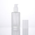 Ready-to-ship cosmetic glass bottle set packaging, including 120ml pump lotion/essential oil dispensing bottles and 50g skincare cream jars
