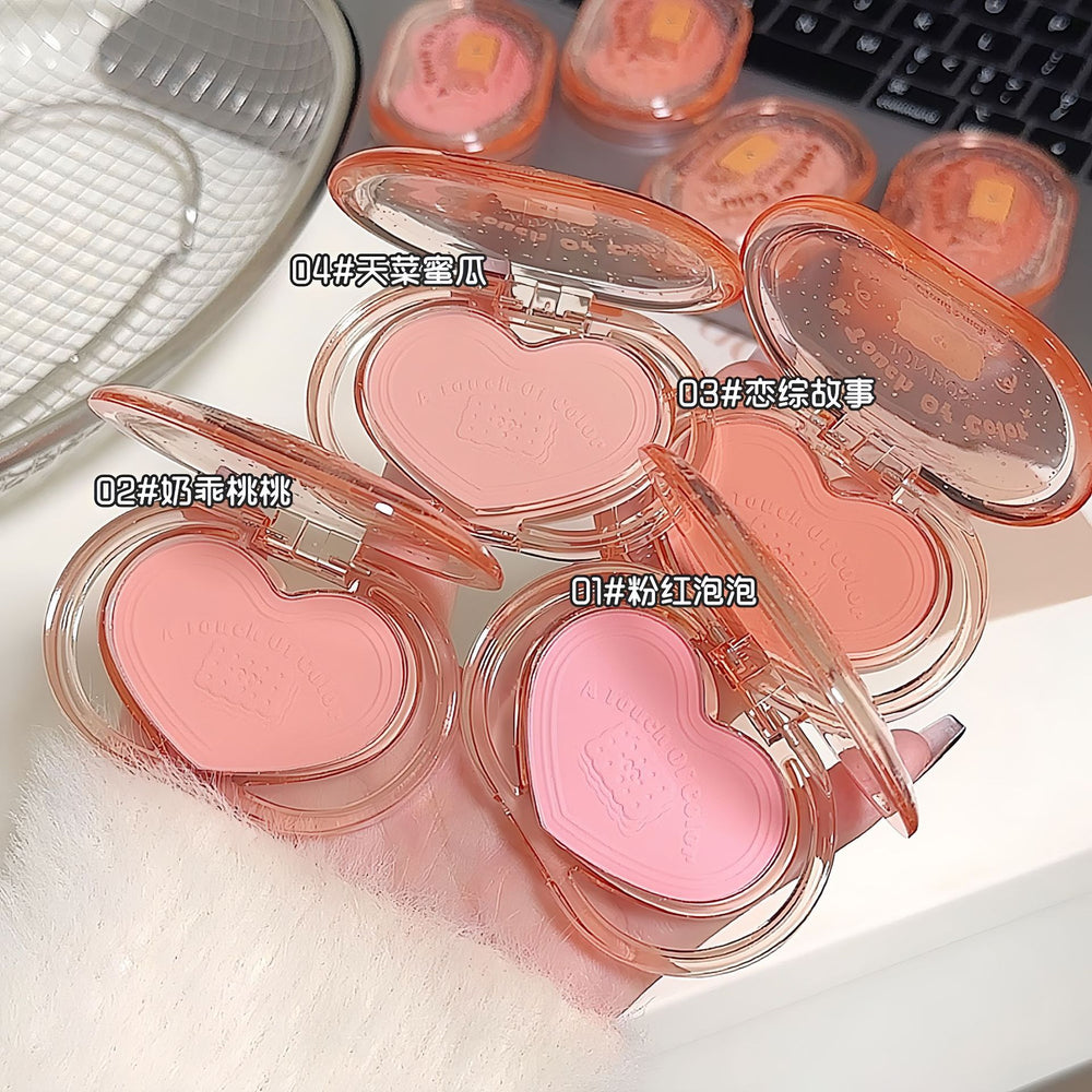 Jonbos cookie mood blush low saturation nude korean pure desire style female student pseudo plain rouge
