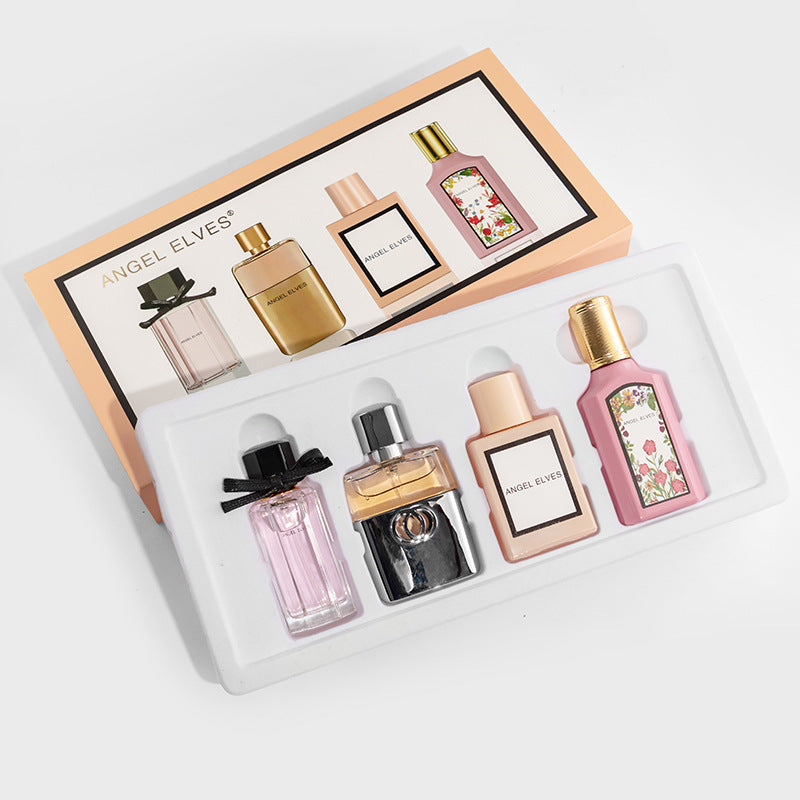 New four-piece perfume set, fragrance blooming set for men and women, cross-border foreign trade gift box wholesale perfumes