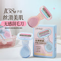 Jonbos silky smooth no-pain razor - women's shaver for legs, underarms, and intimate areas - anti-scratch hair removal device