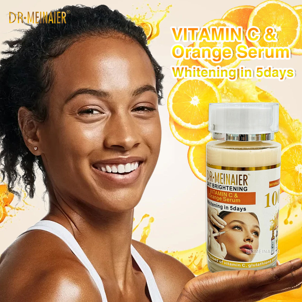 vitamin c serum 120ml - brightening, hydrating, and repairing vc serum - moisturizing, elastic, and fresh orange vc essence