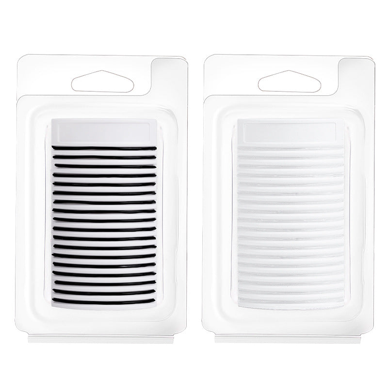 popular false eyelashes adhesive strips replacement large capacity waterproof anti-sweat segmented self-adhesive transparent jelly eyelash adhesive strips