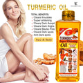 7-day repair and brightening vc essential oil, moisturizing and meridian-tongue turmeric essential oil, whole body massage almond massage oil 200ml