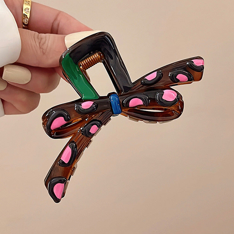 Dopamine drip oil stereobows streamer new arrival hair clip classy sense easiest for match shark hair clip back of head hair
