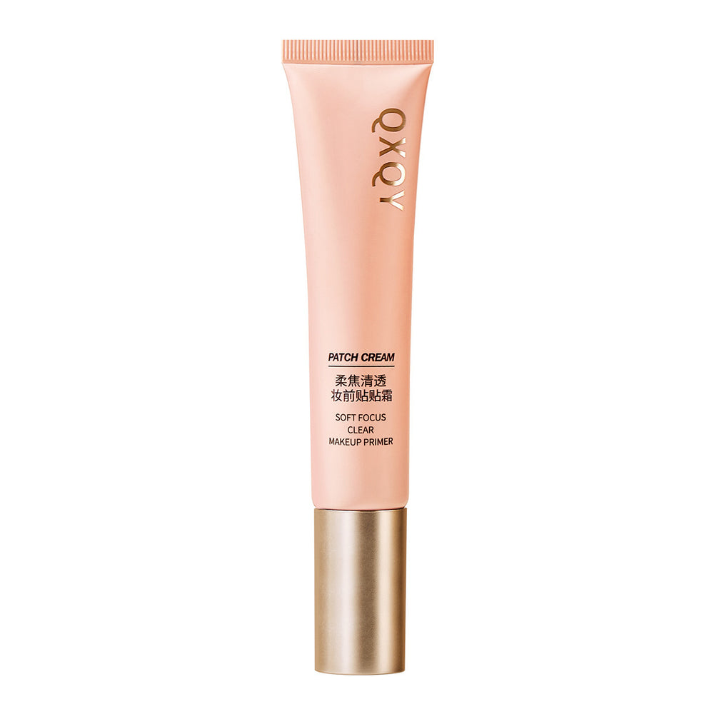 Qxqy qinrun makeup primer cream concealer oil control moisturizing brightening skin tone invisible pores bottom hydrating no makeup removal