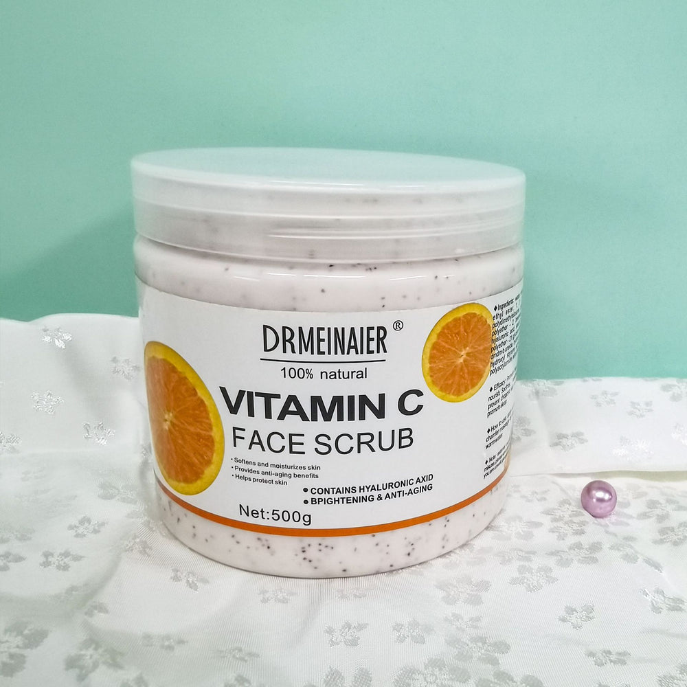 plant-based facial & body scrub - authentic wholesale, full body moisturizing, smoothing, cleansing, exfoliating, 500g skincare