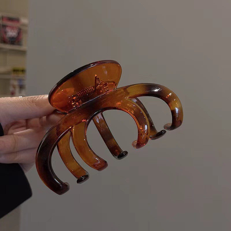 Korean autumn/winter premium hair clips - exquisite claw clips for updos, large size shark clips for thick hair, women's hair accessories